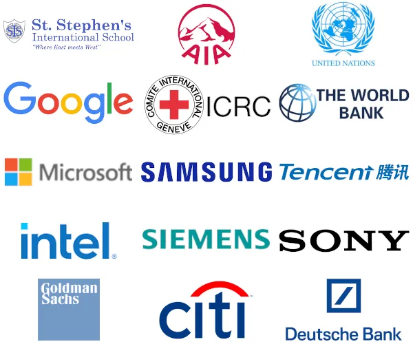 our alumni work for these organisations