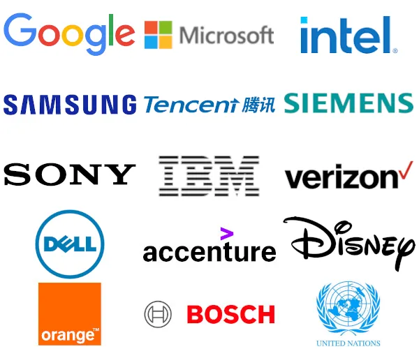 our alumni work for these organisations