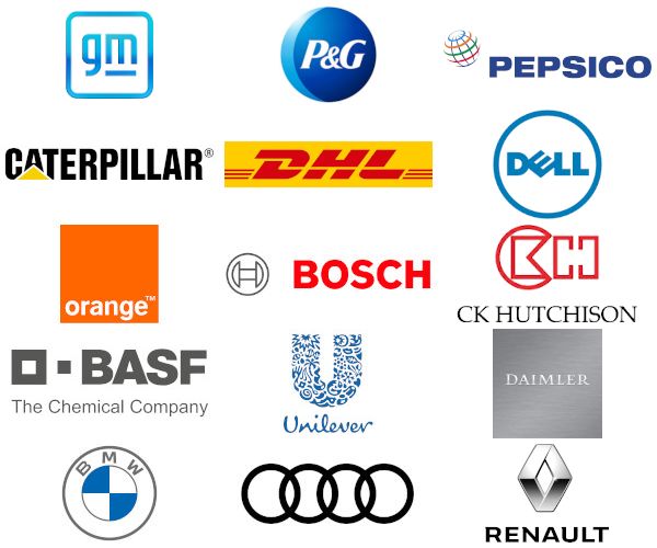 our alumni work for these organisations